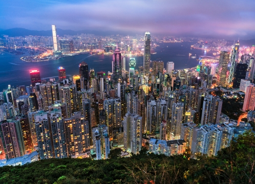 ビクトリアピーク＿100万ドルの夜景